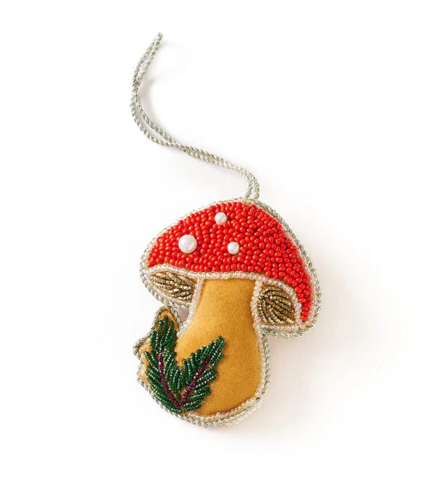 Beaded Felt Ornaments