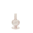 Malaga Candlestick 3.5"x 6.5"-Pink