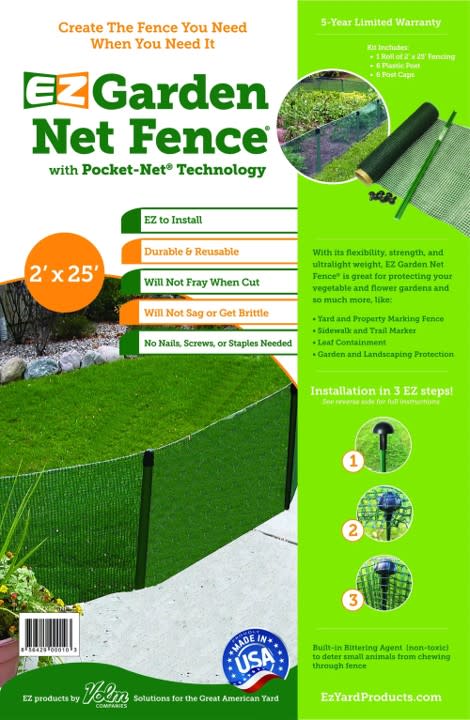 Green EZ Garden Net Fence Green - 2x25ft