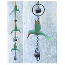 Ancient Graffiti: Rain Ornament-Triple Hummingbird-Multicolor