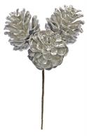Pinecone Pick - 7" - Platinum