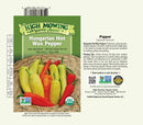 Pepper: Hungarian Hot Wax Seeds