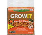 GrowIt Organic Coco Coir Planting Chips Block - 2 cuft