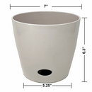 Bamboo Self Watering Planter - White - 7"