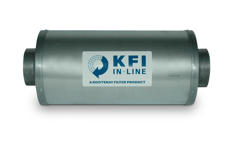 Kootenay In-Line Carbon Filter 1000 w/ 6" Flange - 295 CFM