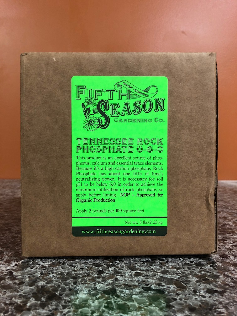 Fifth Season Organic Pulverized Tennessee Brown Rock Phosphate - 5 lb
