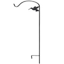 Tall Floral Basket Hanger Shepherds Hook w/Hummingbird - 70 in