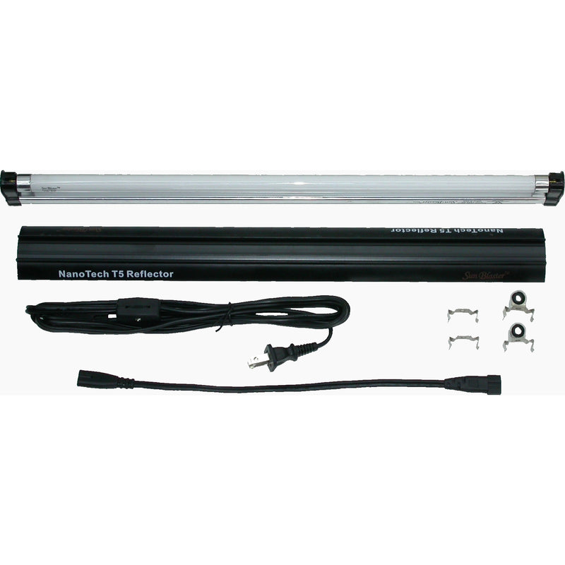 SunBlaster High Output T5 Fluorescent Fixtures with Reflectors & Lamps - 6400k