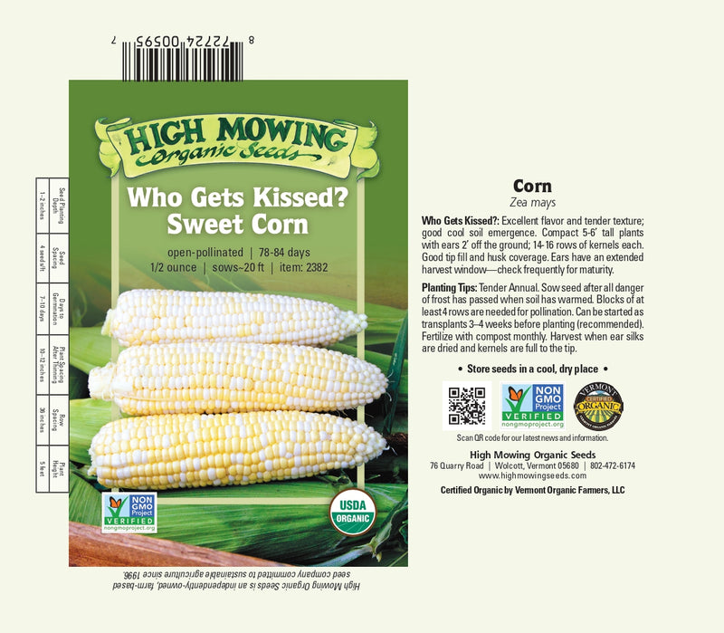 sweet corn seeds for planting Who Gets Kissed Sweet Corn