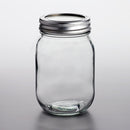Choice 16 oz Pint Regular Mouth Canning Jars - case/12