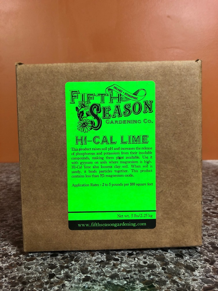 Fifth Season Organic Pulverized Hi-Cal Lime - 5 lb