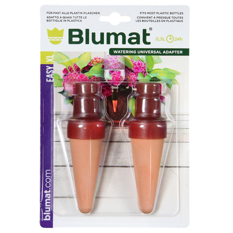 Blumat XL Easy Bottle Adapter Plant Watering Stake - 2 pack