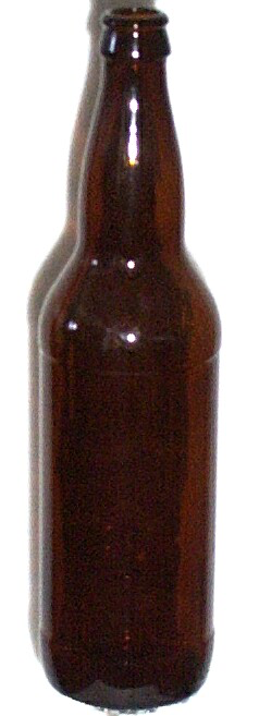 22 oz Amber Beer Bottles - 12/case