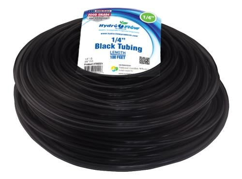 Tubing-Vinyl Black-1/4"