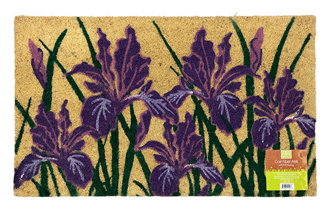 Irises Coir Doormat