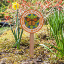 Butterfly Pollinator Work Zone Garden Sign