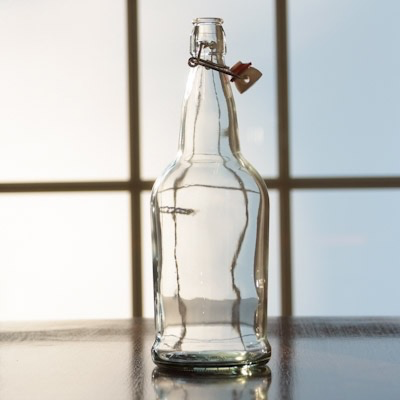 Clear Swing Top Bottles - 1 liter