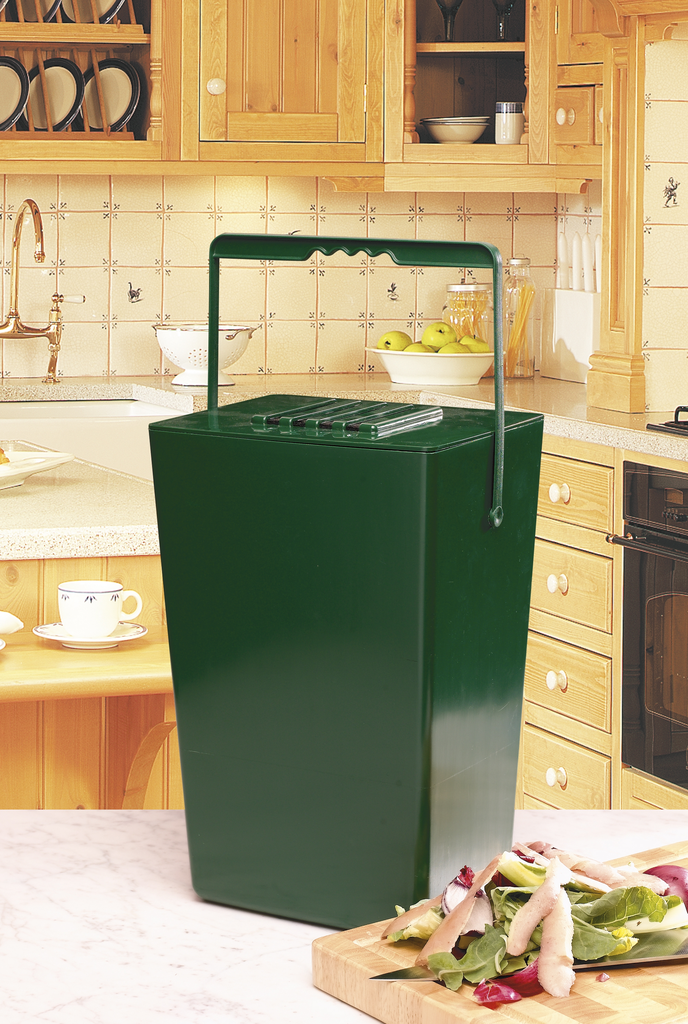Odor Free Kitchen Compost Caddy - 2.3 gal