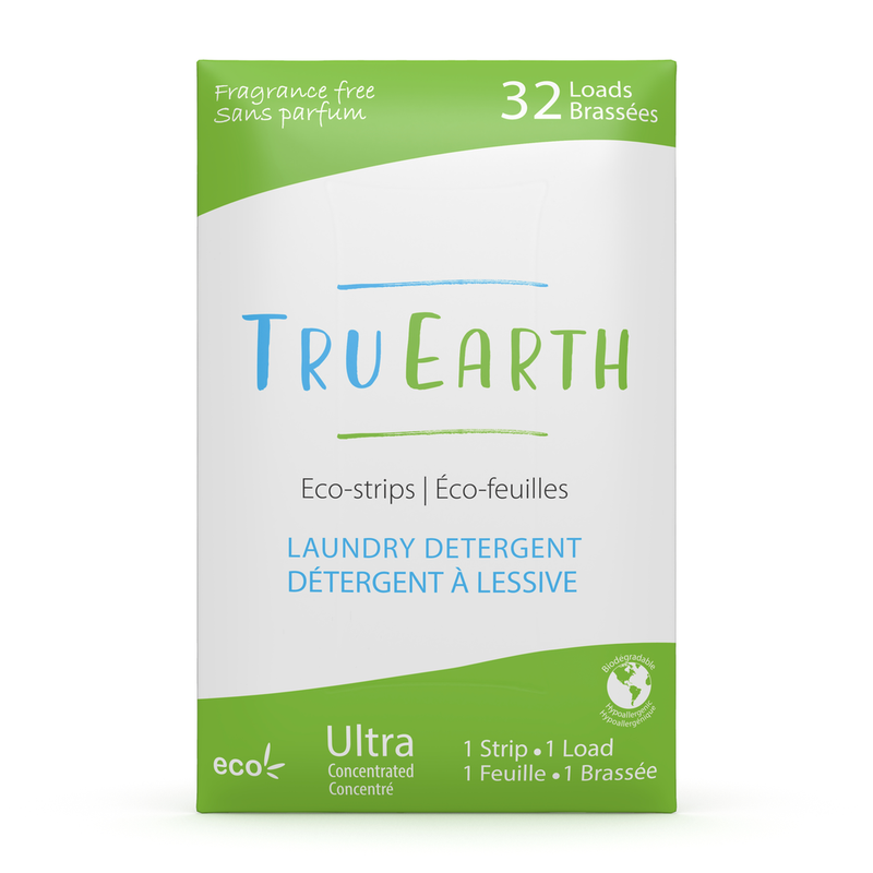 Tru Earth Fragrance Free Laundry Strips - 32 loads