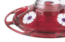 More Birds® Garnet Hummingbird Feeder with Ant Moat - 20 oz