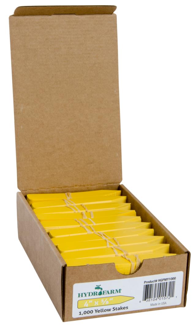 Yellow Plant Labels