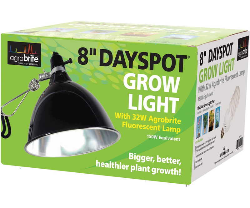 Dayspot Plant Grow Light Fixture with Bulb & Clamp - 32w CFL
