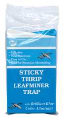 Blue Sticky Thrip Leafminer Traps - 5 pack
