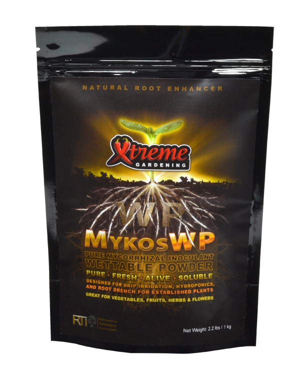 Xtreme Gardening Mykos Organic Mycorrhizae Wettable Powder