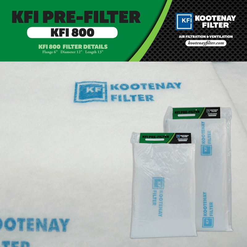 Kootenay 800 Replacement Prefilter