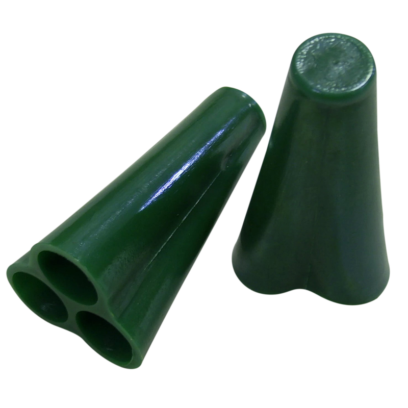 Green Rubber Bamboo Trellis Teepee Cap
