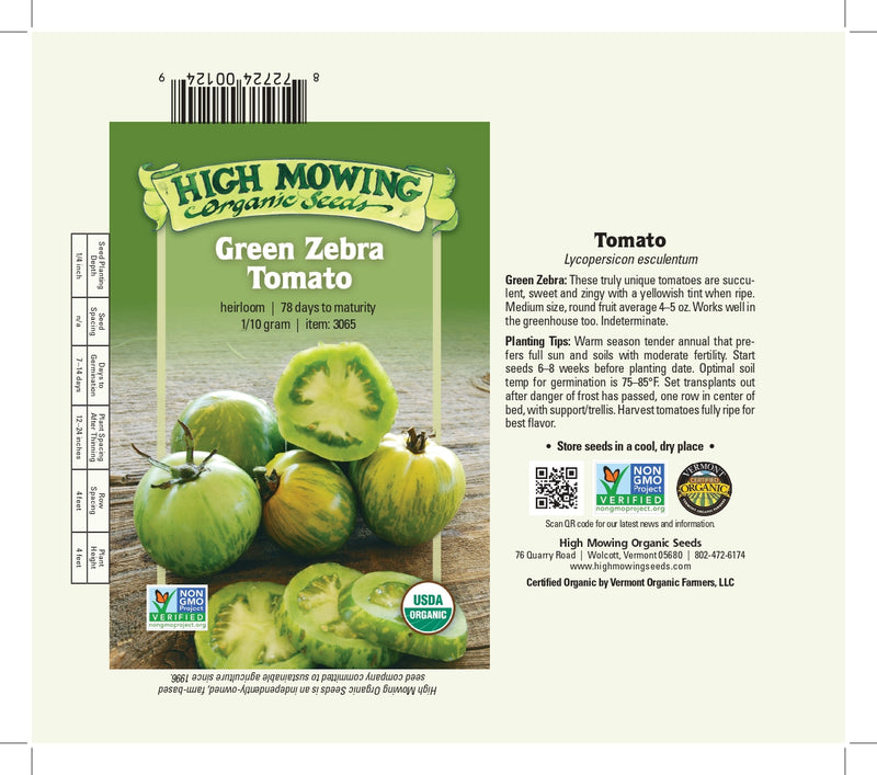 Green Zebra Tomato Seeds