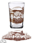 Juice Glass-Mushrooms-7 oz