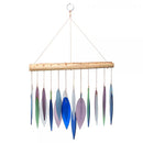 Mountain Ridge Glass & Driftwood Wind Chime