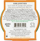 Badger Organic Sore Joint Rub - 2 oz