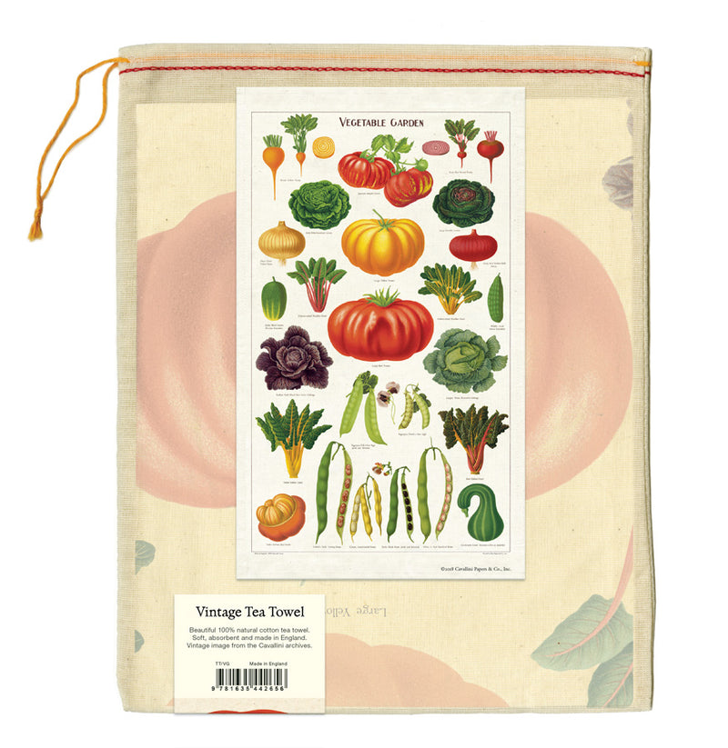 Vegetable Garden Tea Towel