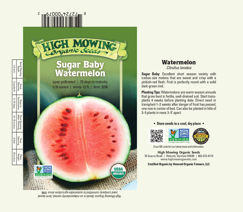 Sugar Baby Watermelon Seeds