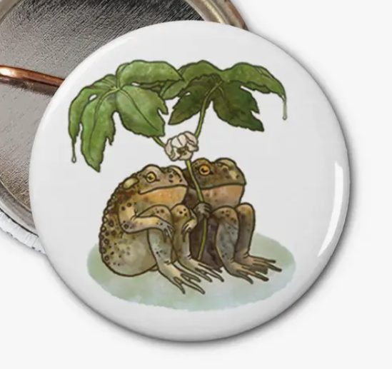 The Bower Studio: Two Toads Pin-DC