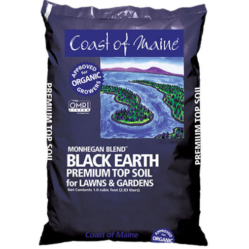 Coast of Maine Monhegan Black Earth Organic Topsoil - 1 cu ft