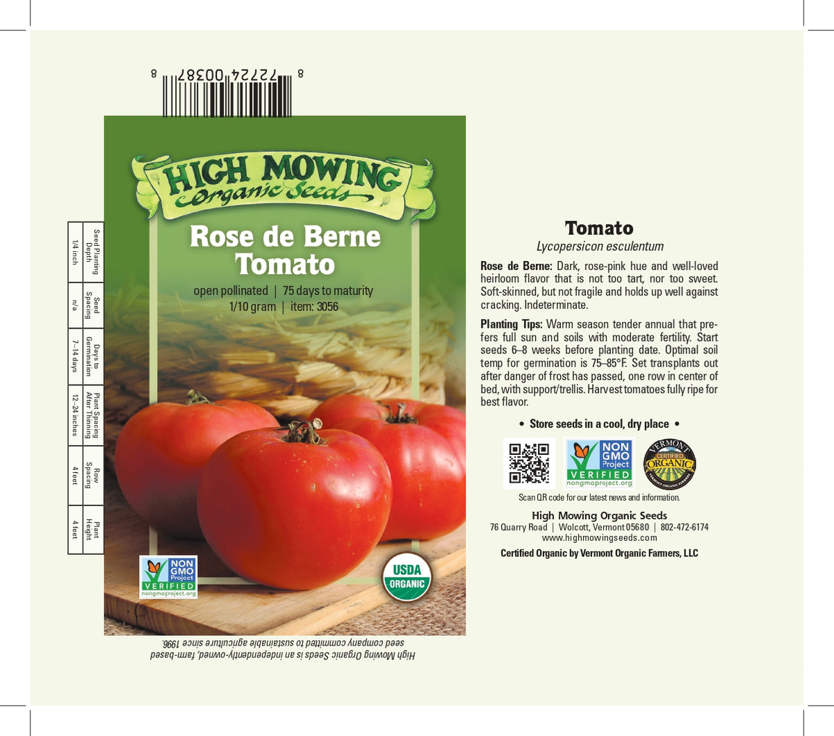 rose de berne tomato seeds Rose de Berne Tomato