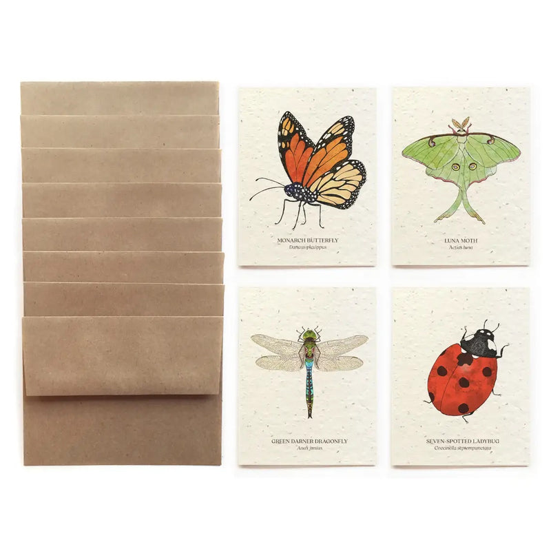 The Bower Studio Insects Greeting Card Set