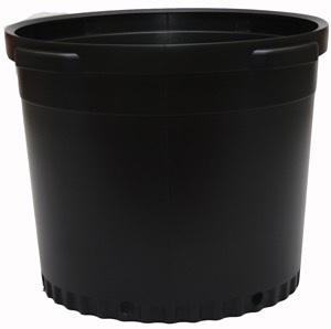 Black Plastic Nursery Pot - 15 gallon
