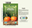 Pumpkin: Baby Pam Seeds