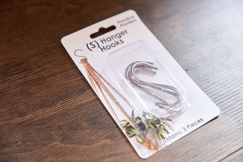 s hooks hanging plants Primitive 3-Count Plant Hanger S-Hooks