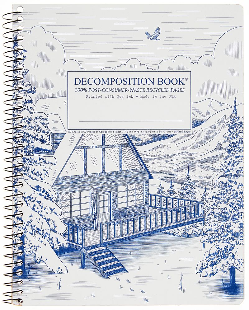 Snowy Chalet Decomposition Book
