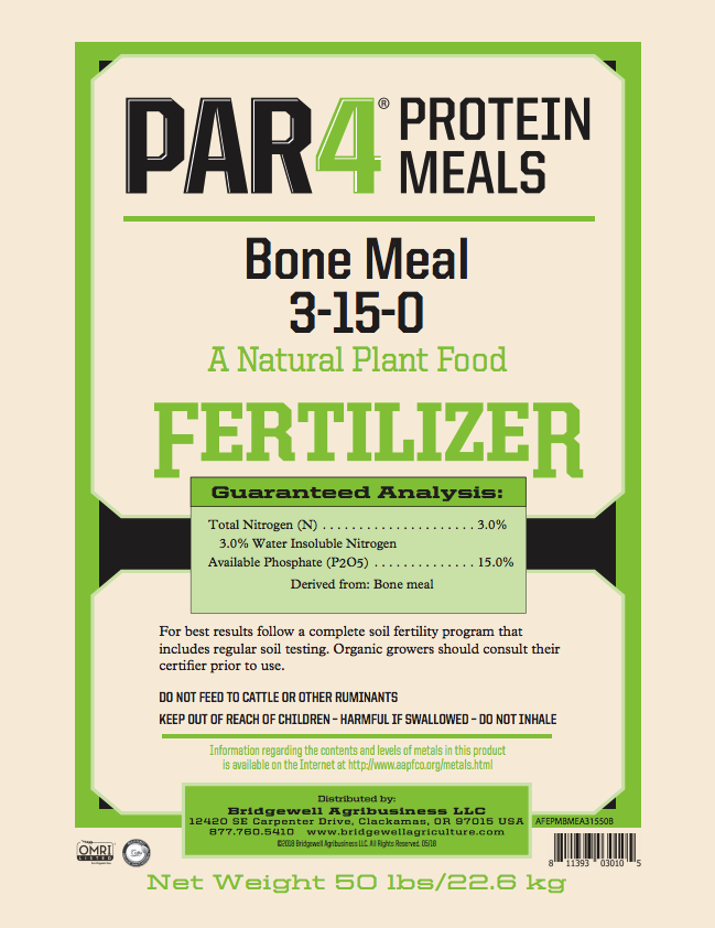 PAR4 Organic Bone Meal - 50 lb