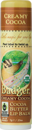 Badger Creamy Cocoa Organic Cocoa Butter Lip Balm