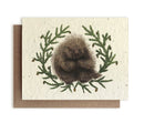 The Bower Studio Porcupine Seeded Greeting Card