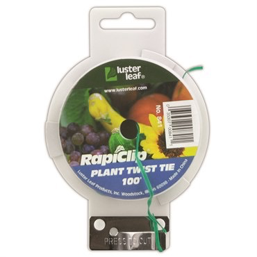Luster Leaf: Rapiclip Plant Twist Tie with Cutter-100 ft