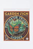 Butterfly Pollinator Friendly Garden Sign