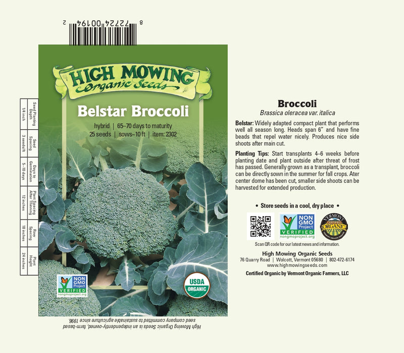 broccoli seeds for planting Belstar F1 Broccoli Seeds